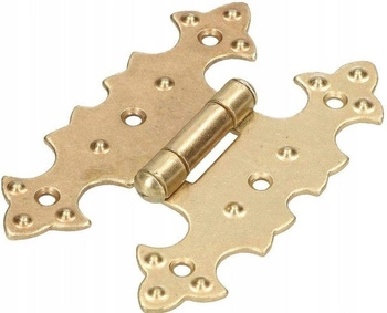 Zawias meblowy ozdobny symetryczny do mebli retro